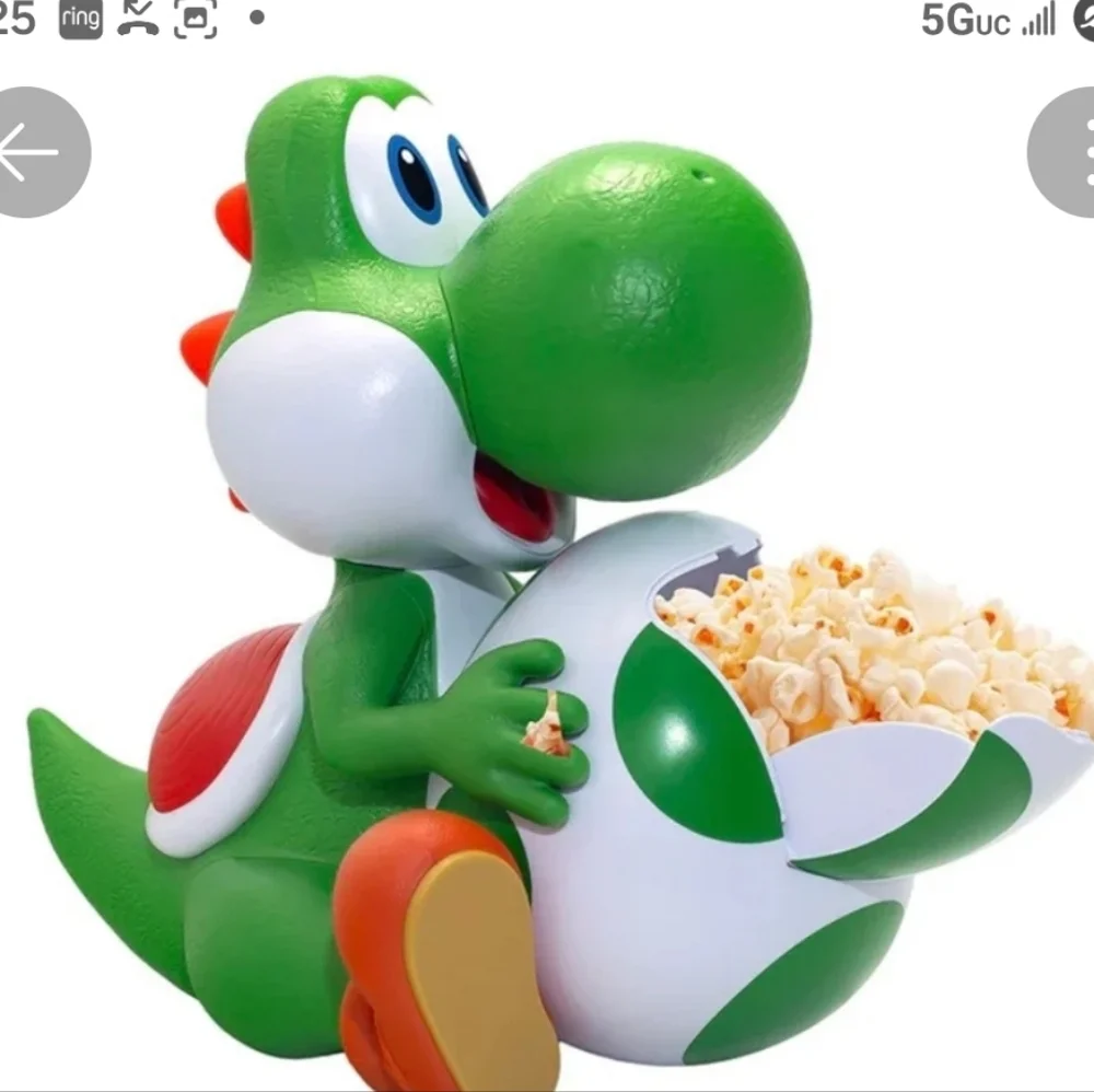 Super Mario Galaxy Movie Yoshi Popcorn Bucket & Mario Galaxy Throw Blanket